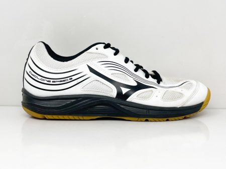 Mizuno Womens Cyclone Speed 3 430297 0090 White Running Shoes Sneakers Size 8 Cheap