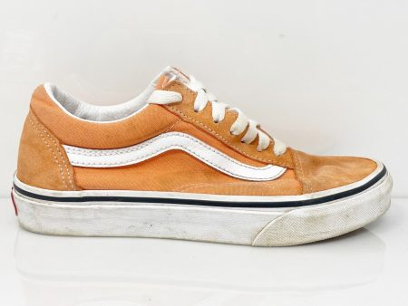 Vans Unisex Off The Wall 721356 Orange Casual Shoes Sneakers Size M 4.5 W 6 on Sale