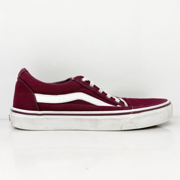 Vans Womens Off The Wall 500714 Red Casual Shoes Sneakers Size 8 For Sale