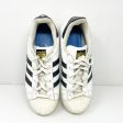 Adidas Boys Superstar C77154 White Casual Shoes Sneakers Size 5.5 Hot on Sale