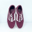 Vans Womens Off The Wall 500714 Red Casual Shoes Sneakers Size 8 For Sale