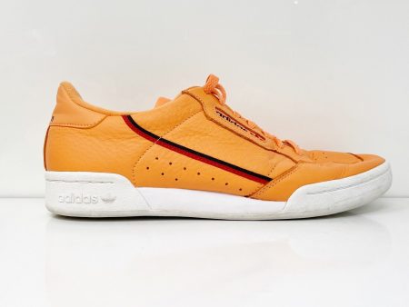 Adidas Mens Continental 80 CG7124 Orange Casual Shoes Sneakers Size 10 Fashion