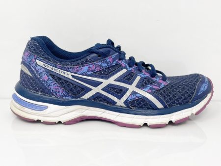 Asics Womens Gel Excite 4 T6E8N Blue Running Shoes Sneakers Size 6 Fashion