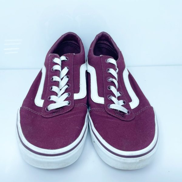 Vans Womens Off The Wall 500714 Red Casual Shoes Sneakers Size 8 For Sale