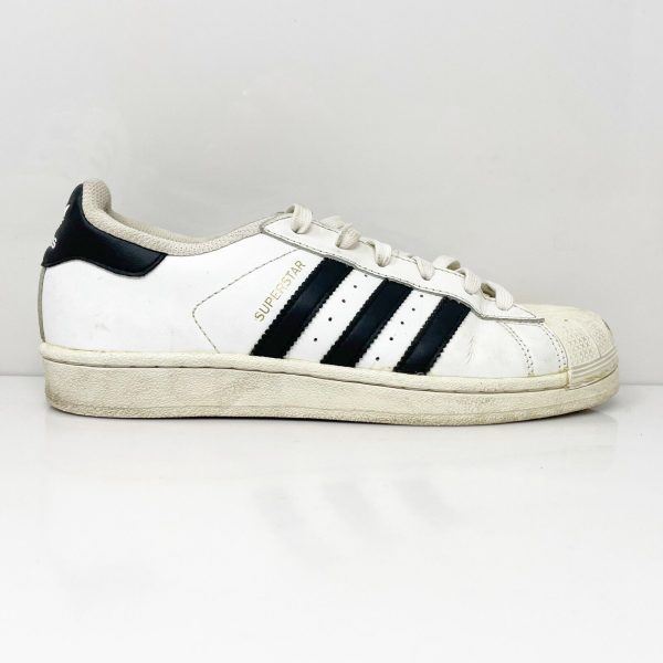 Adidas Boys Superstar C77154 White Casual Shoes Sneakers Size 5.5 Hot on Sale