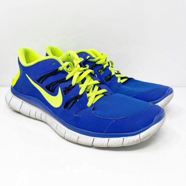 Nike Mens Free 5.0 Plus 579959-470 Blue Running Shoes Sneakers Size 11.5 Online Hot Sale