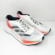 Adidas Mens Adizero Boston 12 IF9210 White Running Shoes Sneakers Size 10 Supply