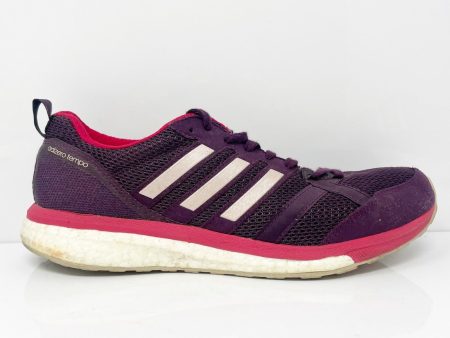 Adidas Womens Adizero Tempo 9 BA8239 Purple Running Shoes Sneakers Size 9 Online now