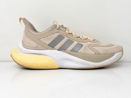 Adidas Womens Alphabounce Plus HP6637 Beige Running Shoes Sneakers Size 7.5 For Discount