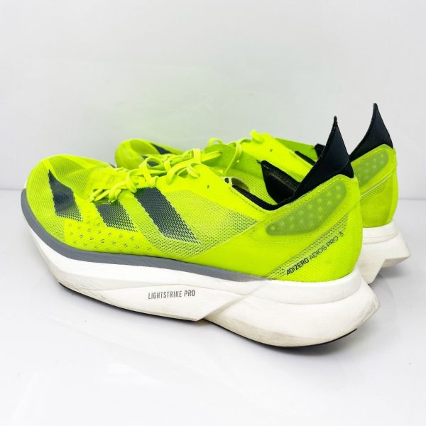 Adidas Mens Adizero Adios Pro 3 IE1052 Green Running Shoes Sneakers Size 10 on Sale