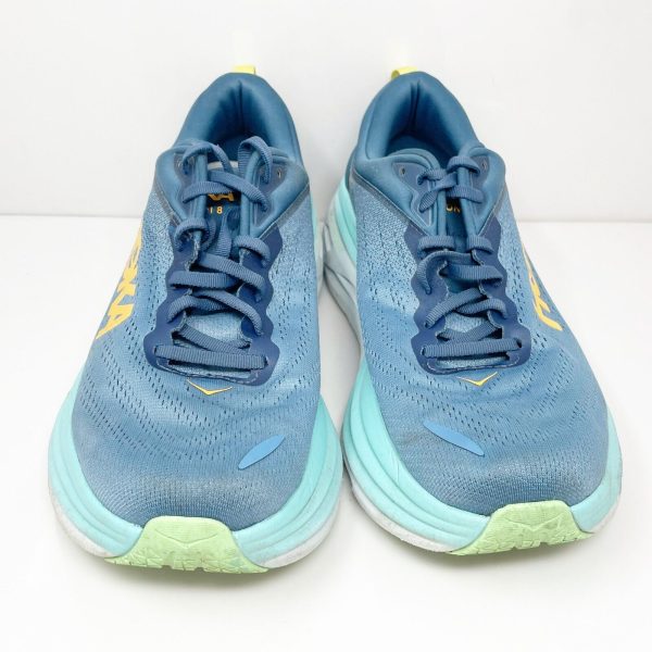 Hoka One One Mens Bondi 8 1127953 RHD Blue Running Shoes Sneakers Size 10 2E Online