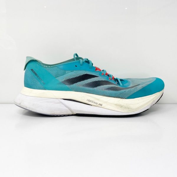 Adidas Mens Adizero Boston 12 H03612 Blue Running Shoes Sneakers Size 11 Online now