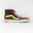 Vans Unisex Sk8 Hi 721454 Red Casual Shoes Sneakers Size M 5 W 6.5 Cheap