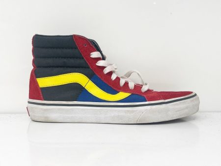 Vans Unisex Sk8 Hi 721454 Red Casual Shoes Sneakers Size M 5 W 6.5 Cheap