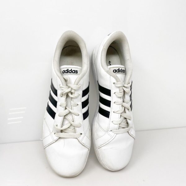 Adidas Boys Baseline AW4299 White Casual Shoes Sneakers Size 6 For Discount