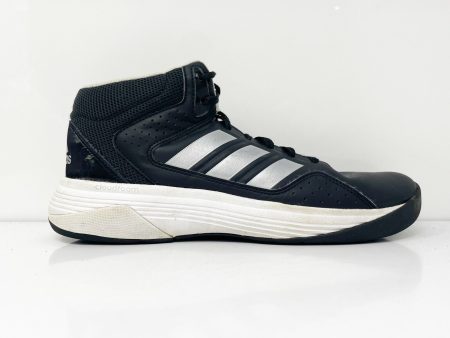 Adidas Mens Cloudfoam Ilation Mid AQ1362 Black Basketball Shoes Sneakers Size 9 Online Hot Sale