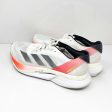 Adidas Mens Adizero Boston 12 IF9210 White Running Shoes Sneakers Size 10 Supply