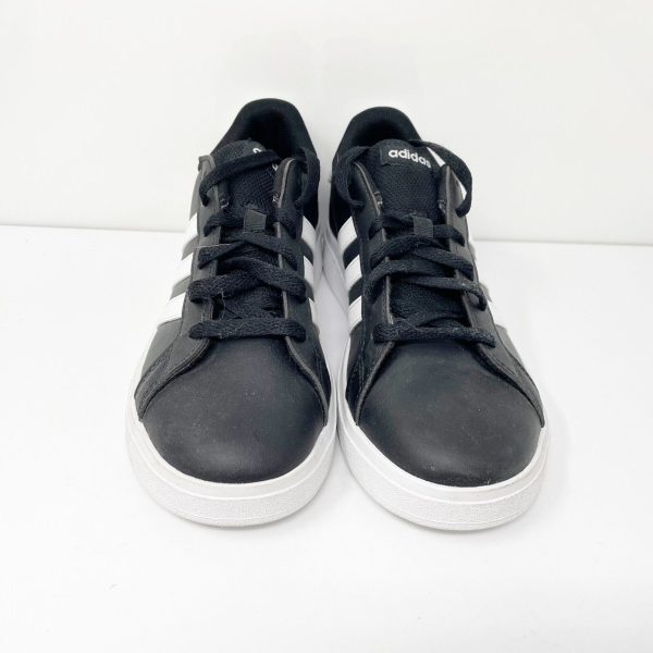 Adidas Boys Grand Court 2.0 GW6503 Black Casual Shoes Sneakers Size 5 Hot on Sale