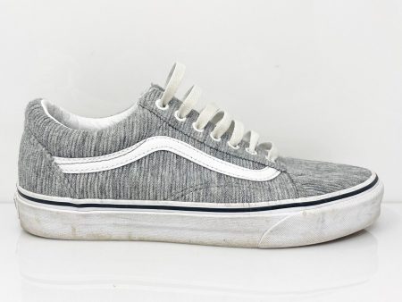 Vans Unisex Rib Knit 500714 Gray Casual Shoes Sneakers Size M 8 W 9.5 Discount