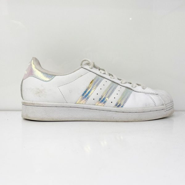 Adidas Boys Superstar FV3139 White Casual Shoes Sneakers Size 6 Sale