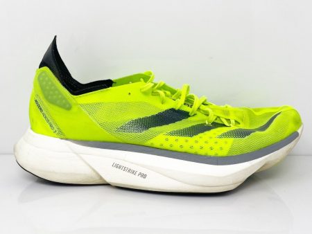 Adidas Mens Adizero Adios Pro 3 IE1052 Green Running Shoes Sneakers Size 10 on Sale