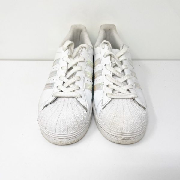 Adidas Boys Superstar FV3139 White Casual Shoes Sneakers Size 6 Sale