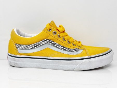 Vans Unisex Off The Wall 721454 Yellow Casual Shoes Sneakers Size M 7.5 W 9 Cheap