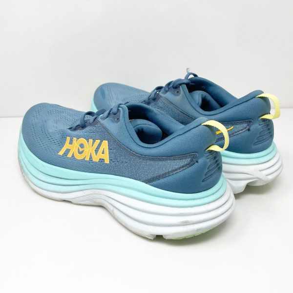 Hoka One One Mens Bondi 8 1127953 RHD Blue Running Shoes Sneakers Size 10 2E Online