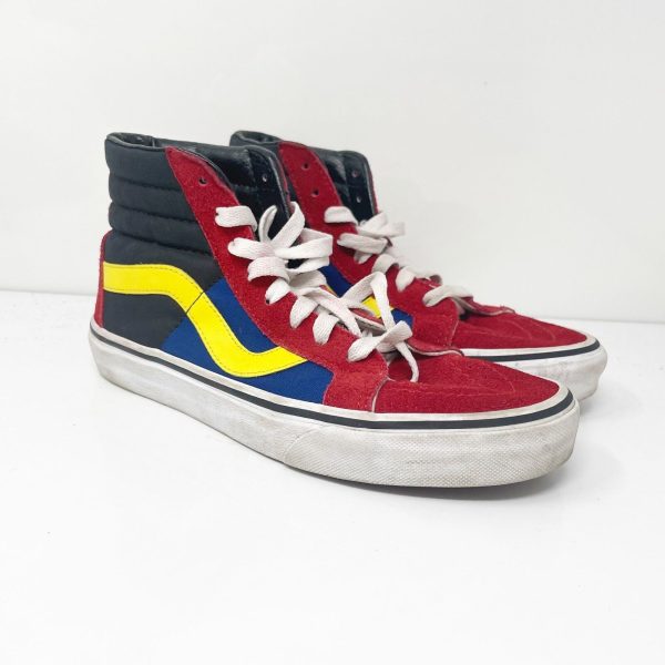 Vans Unisex Sk8 Hi 721454 Red Casual Shoes Sneakers Size M 5 W 6.5 Cheap