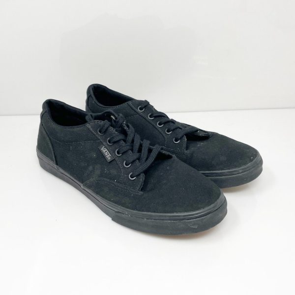 Vans Womens Off The Wall TB4R Black Casual Shoes Sneakers Size 7 For Cheap