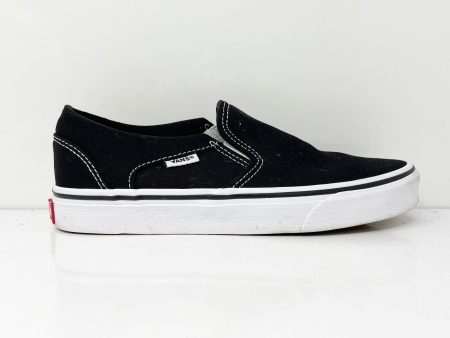 Vans Womens Classic 500714 Black Casual Shoes Sneakers Size 7 Hot on Sale