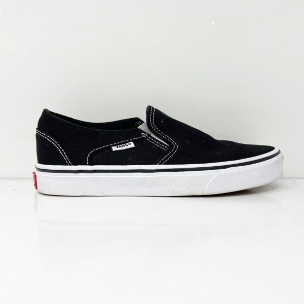 Vans Womens Classic 500714 Black Casual Shoes Sneakers Size 7 Hot on Sale