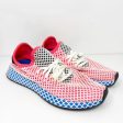 Adidas Boys Deerupt Runner DA9610 Red Running Shoes Sneakers Size 7 Hot on Sale