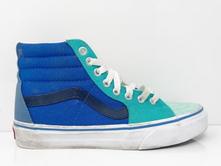 Vans Unisex Sk8 Hi 721454 Blue Casual Shoes Sneakers Size M 5.5 W 7 Hot on Sale