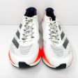 Adidas Mens Adizero Boston 12 IF9210 White Running Shoes Sneakers Size 10 Supply