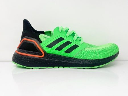 Adidas Boys Ultraboost 20 EG4859 Green Running Shoes Sneakers Size 6.5 Sale