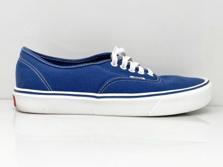 Vans Unisex Off The Wall 721494 Blue Casual Shoes Sneakers Size M 9.5 W 11 For Sale