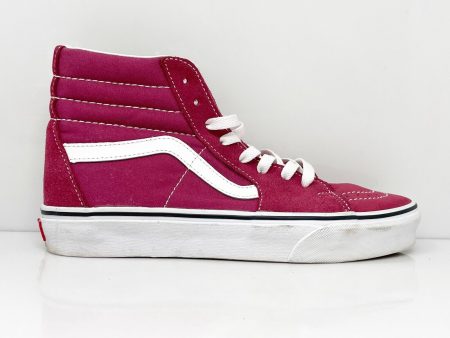 Vans Unisex Sk8 Hi 721356 Red Casual Shoes Sneakers Size M 7 W 8.5 Online